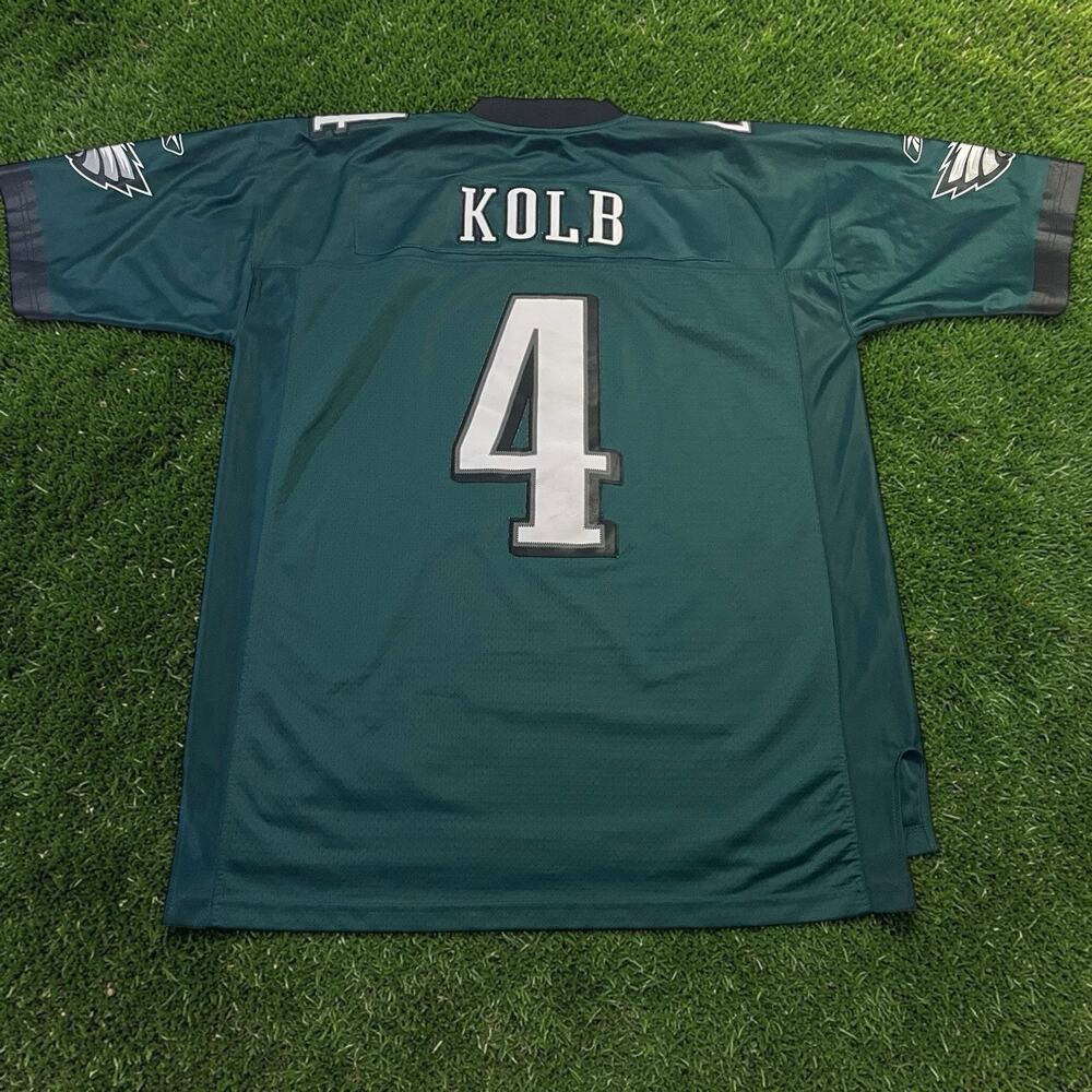 Reebok NFL On Field Kevin Kolb‎ #4 Philadelphia Eagles Stitched Jersey XL +2